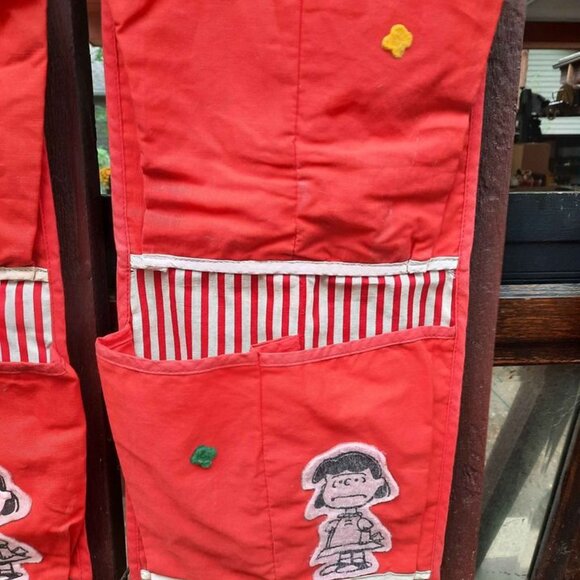 Set of 2 Vintage Snoopy/Peanuts Shoe Organizers - Picture 4 of 8